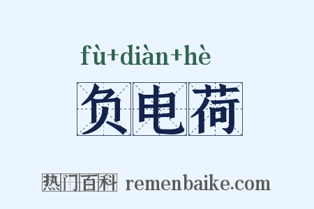 负电荷是什么意思的图片